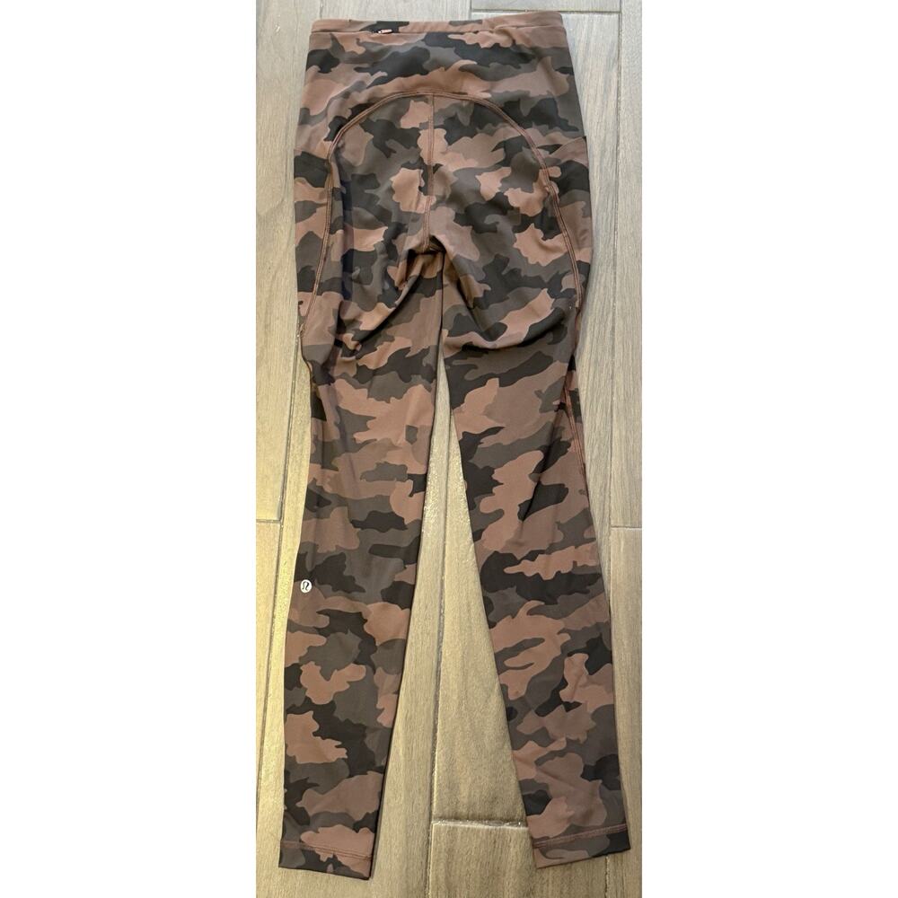Lululemon Swift Speed High-Rise Sz 4 Color Heritage 365 Camo Brown Earth Multi